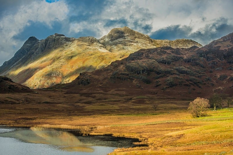 Langdale Pikes in the Lake District National Park