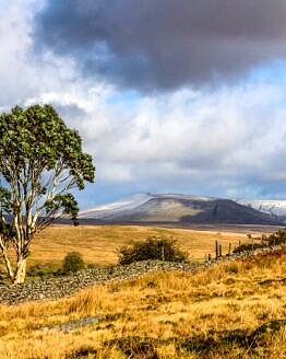 The Central Brecon Beacons on a cold bright Winter day