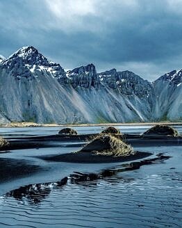 Vestrahorn Mountains south east Iceland